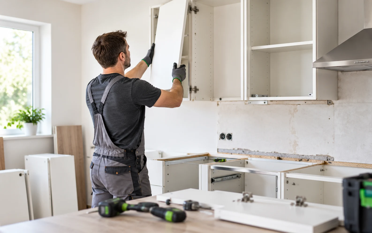 Küchenabbau und Wiederaufbau durch einen Monteur